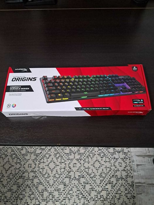 Tastatura gaming mecanica HyperX Alloy Origins RGB