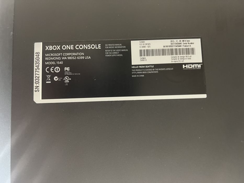 XBox one Console, XBox Kinect