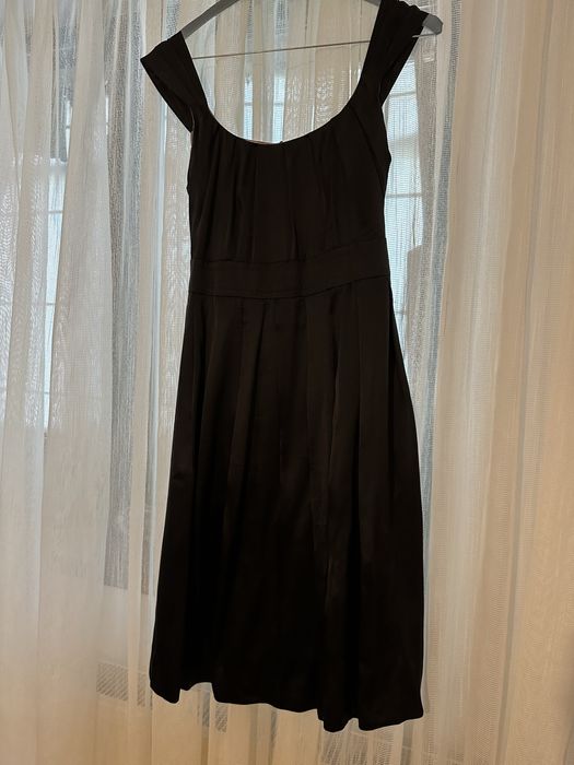 Rochie de matase, neagra, marimea S