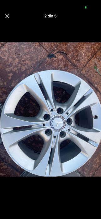 Jante roti anvelope(dot 2023) 17 Mercedes 5x112 cu senzori de presiune