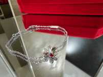 Van Cleef & Arpels VCA Mini Frivole Silver Clover Дамска Гривна