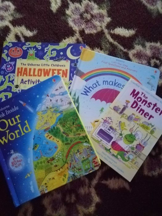 Lot cărți Usborne interactive în limba engleză 55lei/lot, 30lei/bucată