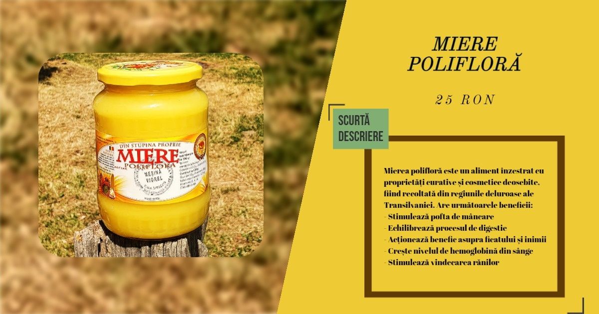 Vând miere - producător