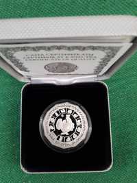 Серебряная монета " год петуха " 38 000 тенге
