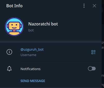 telegram bot yasash xizmati