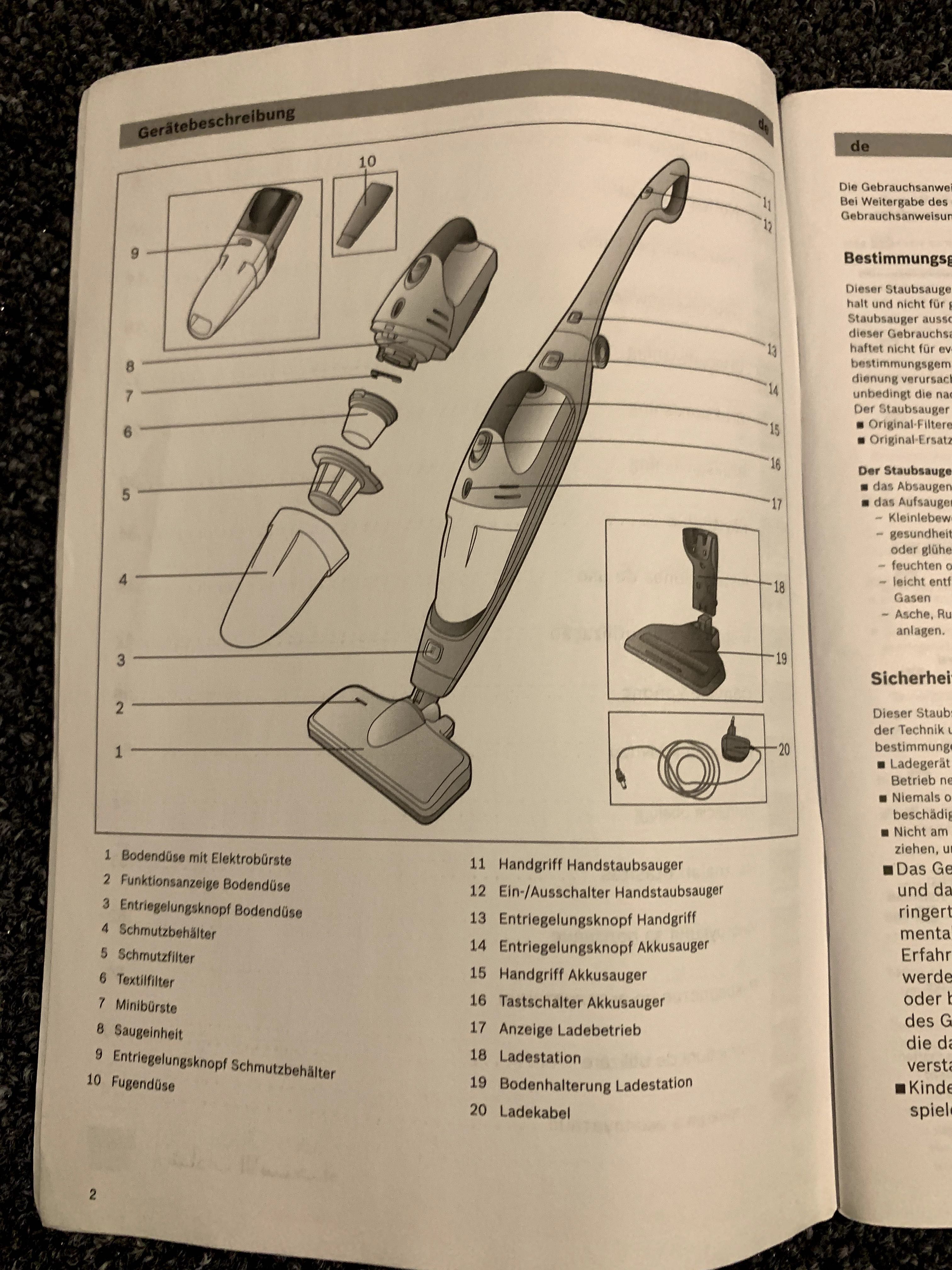 Bosch_вертикална безжична прахосмукачка_2 в 1_18 V_Li-Ion батерия