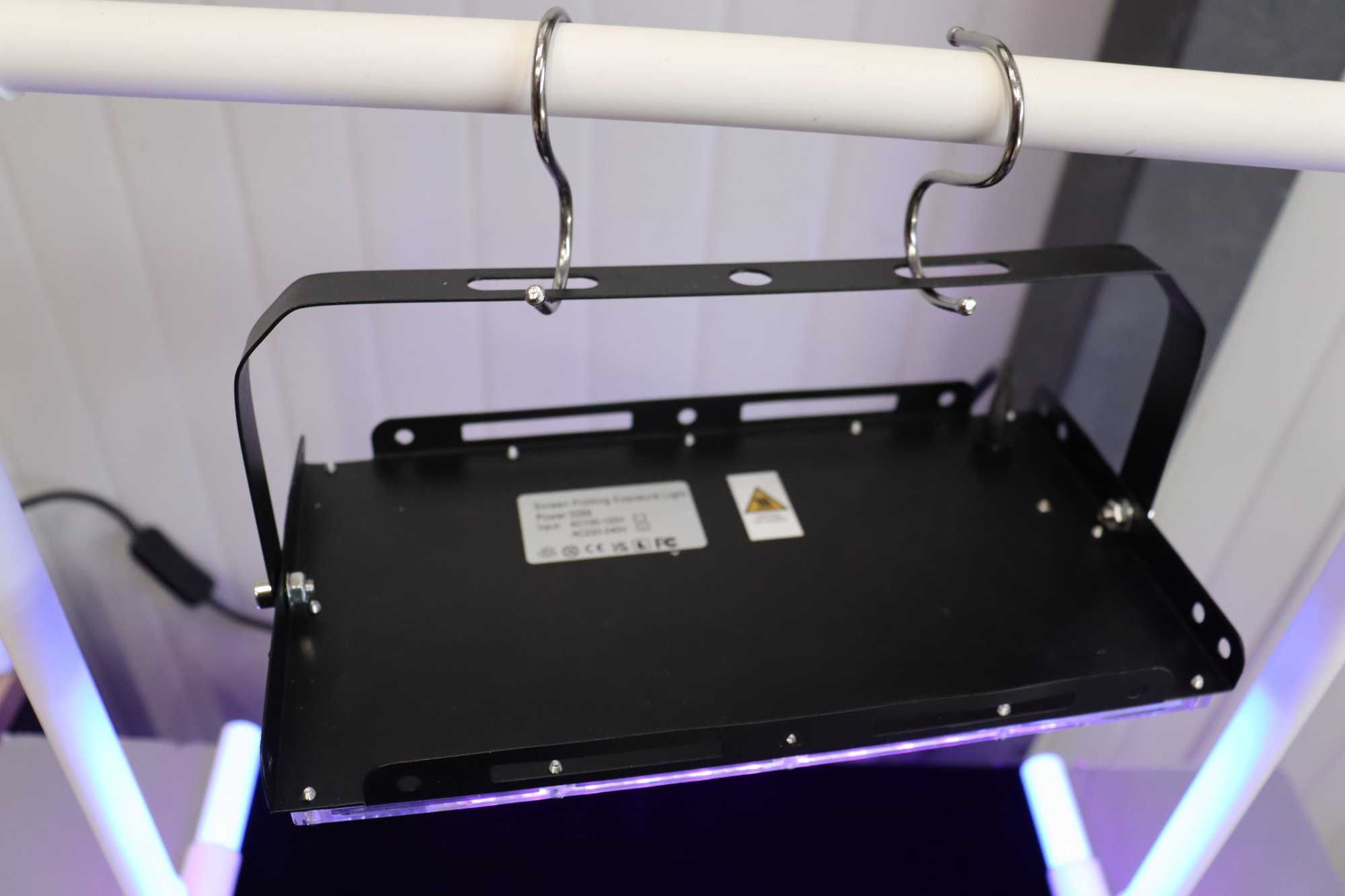 Caydo 50W LED UV лампа за ситопечат със стойка и черен плат