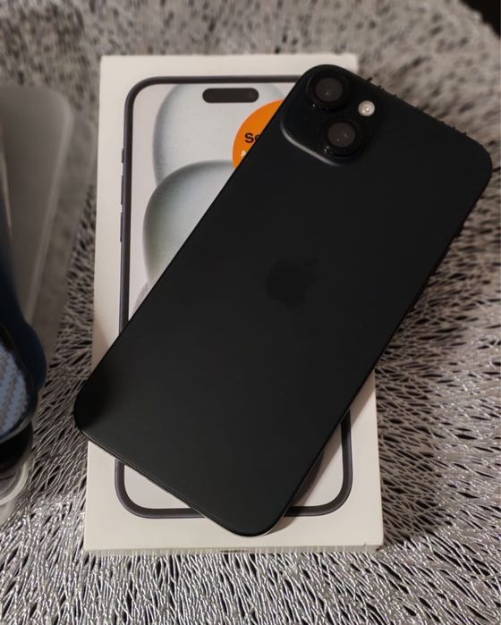 Iphone 15 plus,ca nou+huse cadou,cutie completa