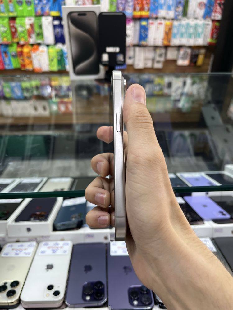 Iphone 15 Pro 128gb 92% Dual sim Titan - Naqd va halol nasiya savdoga