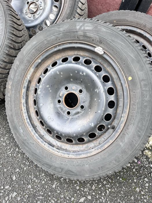 Jante tabla 5x108 r16 cu anvelope iarna 205/55/16 Volvo Ford Peugeot