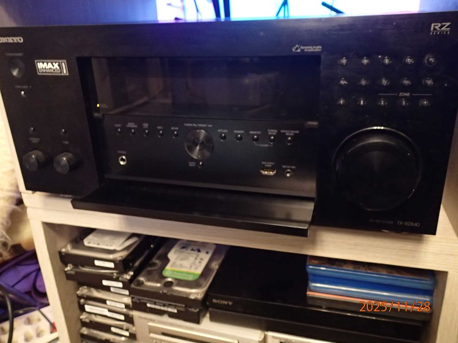 Receiver Onkyo TX-RZ840 11.2 THX Dolby Atmos; Wi-Fi; Bluetooth, 4k
