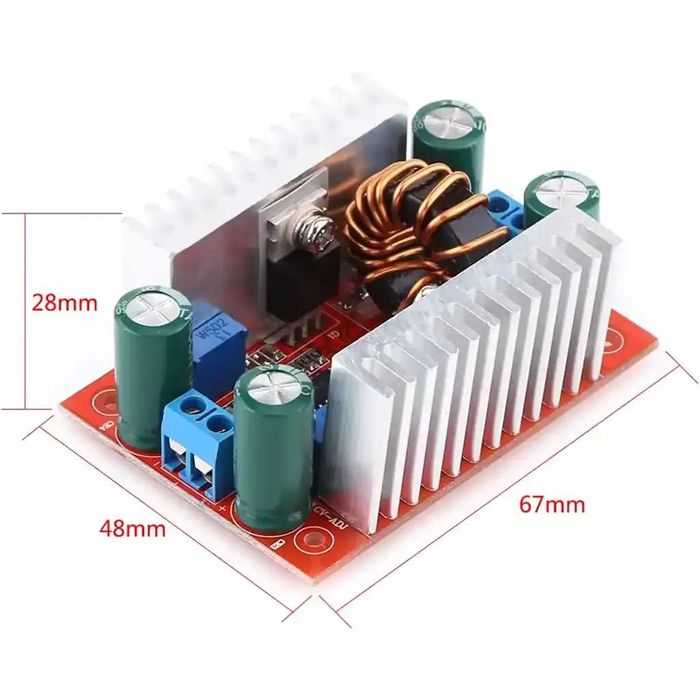 Modul Step-up Boost DC-DC 400W  Ridicător Tensiune 8.5V-50V la 10V-60V
