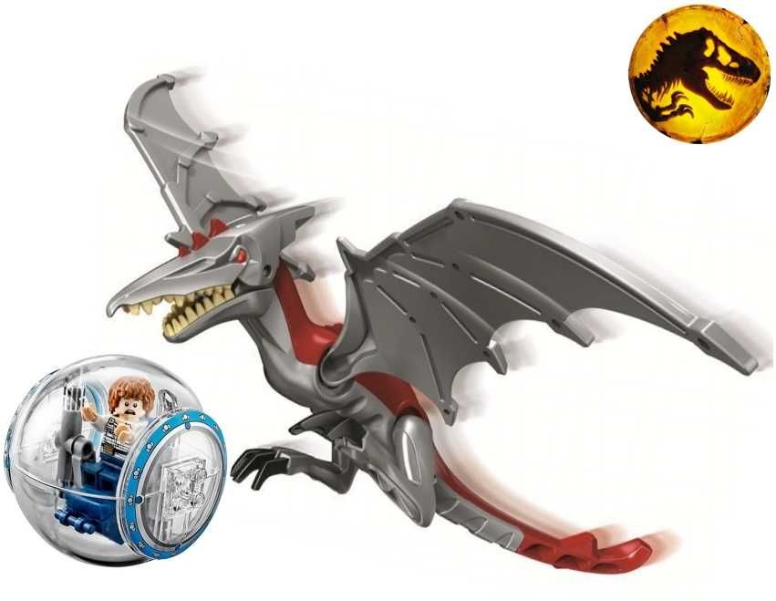 Dinozauri tip Lego de 30cm: Pteranodon sau Quetzalcoatlus