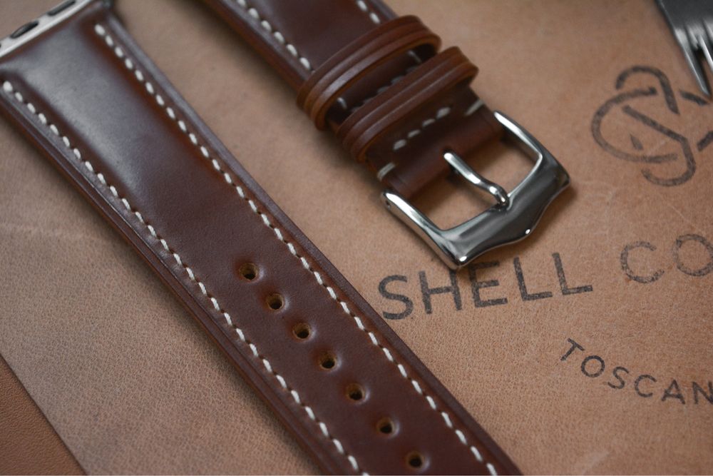 Ремешок для часов из люкс кожи Shell Cordovan