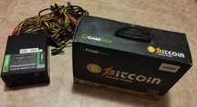 Захранване GameMax GM 1650W Gold 16xPCI-E кабела Гаранция