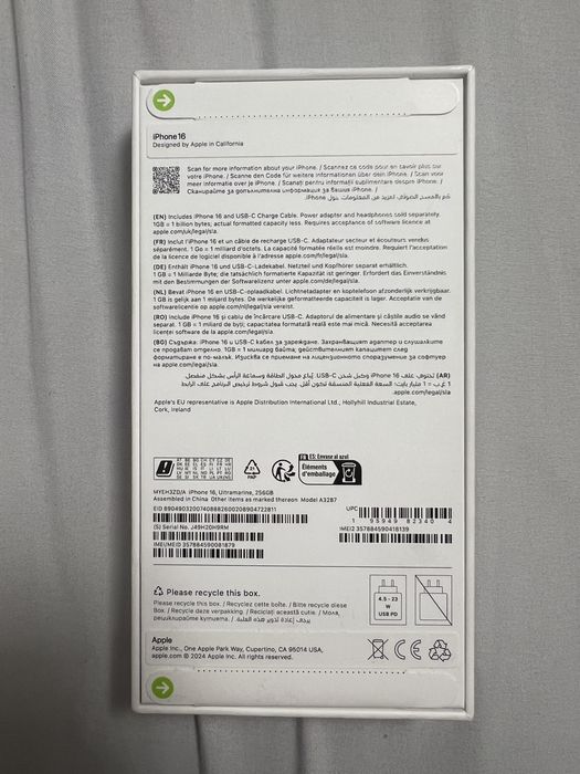 Iphone 16 sigilat 256gb