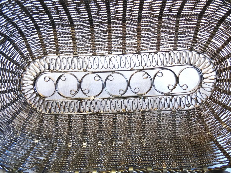 Комплект дизайнерски подноси от месинг, филигранна изработка