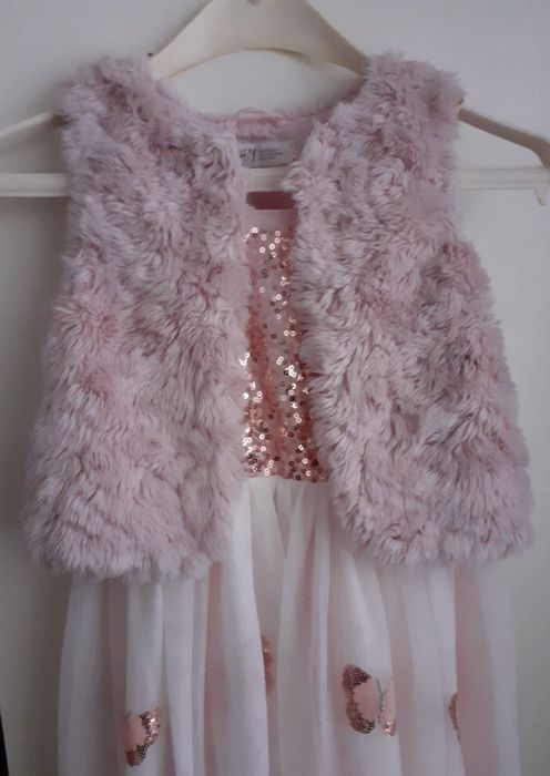 Детска тюлена рокля и елече