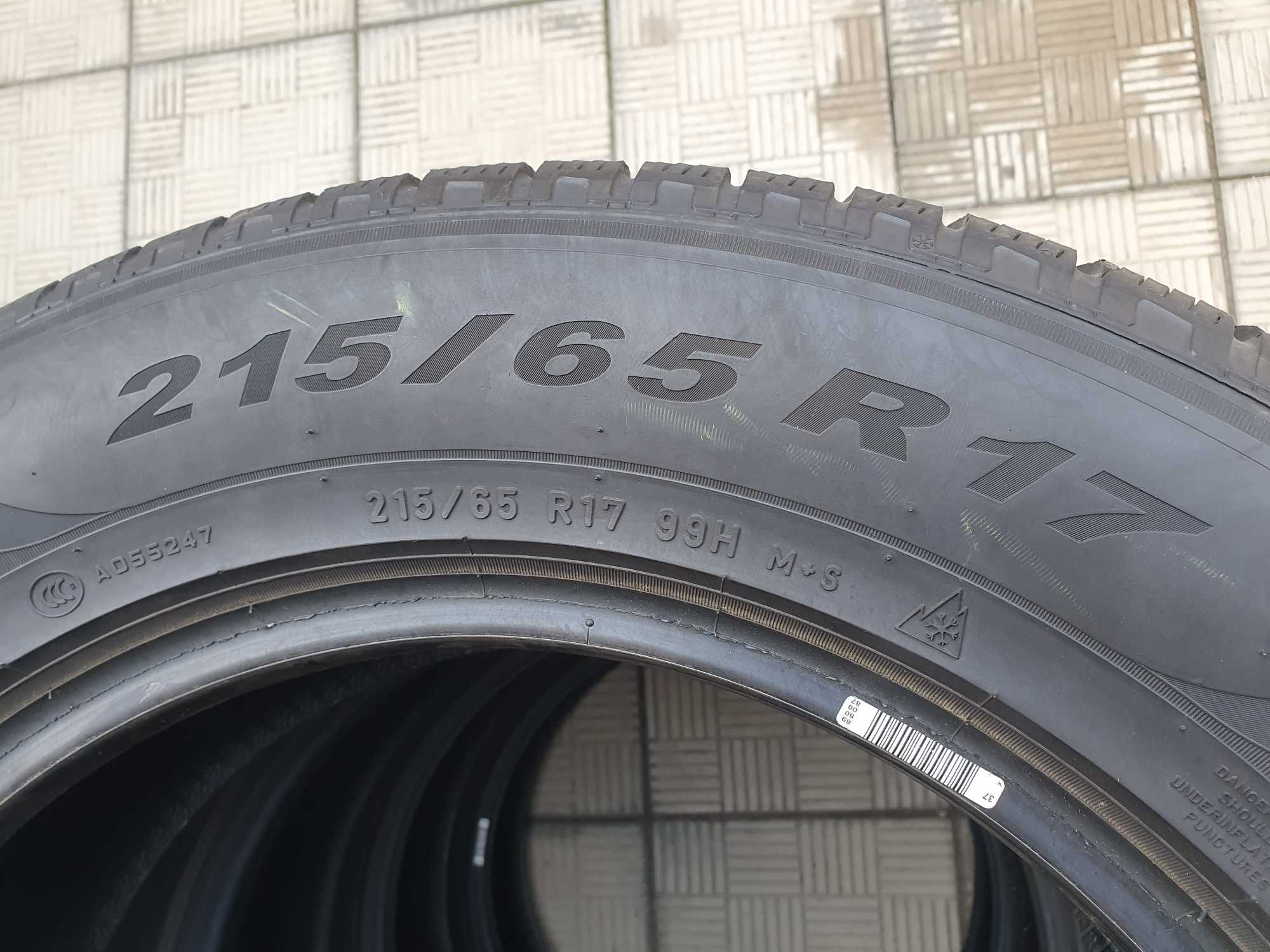 215 65 17,8buc iarna PIRELLI,SCORPION,SEAL INSIDE,7mm