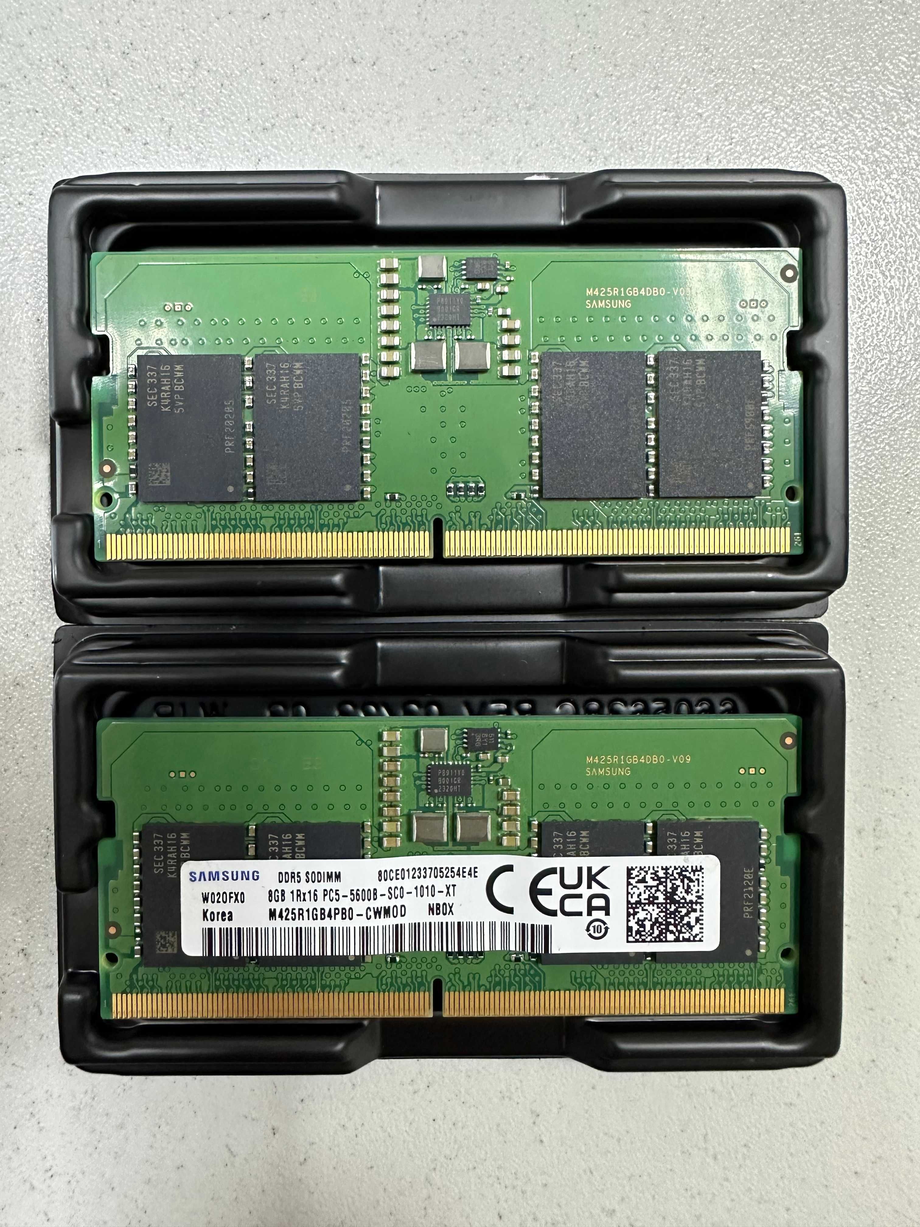 Модуль ОЗУ 2хSO-DIMM DDR5 8 GB 5600 MHZ (Всего 16 GB)