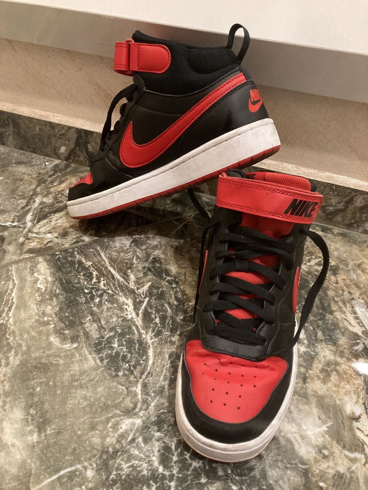 Nike кожени кецове