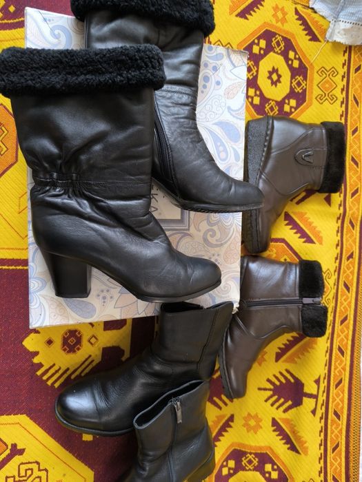 Обувь демисесонные сапоги натуралка Турция