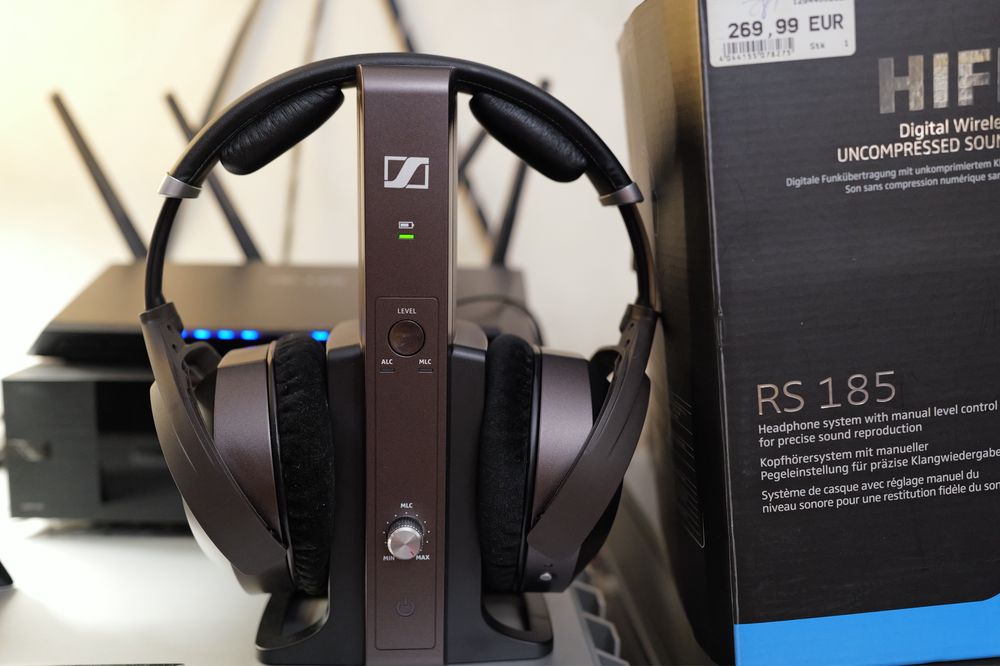 Casti Sennheiser RS 185 impecabile wireless bluetooth
