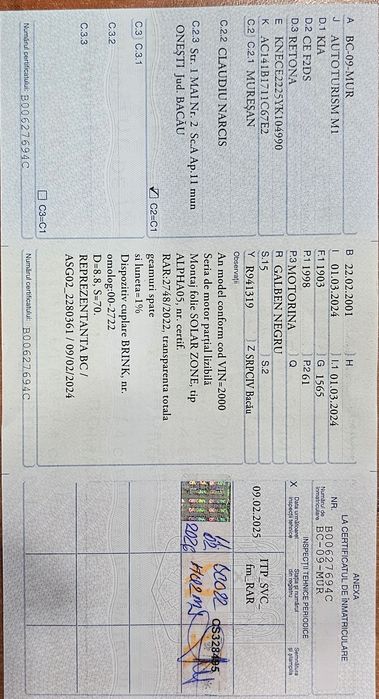 Kia Retona 2001 , 2L Diesel