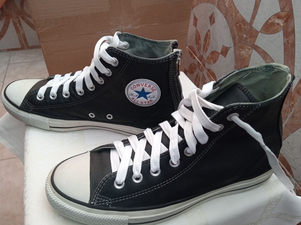 Converse Chuck Taylor All Star piele naturală mărimea 41,5