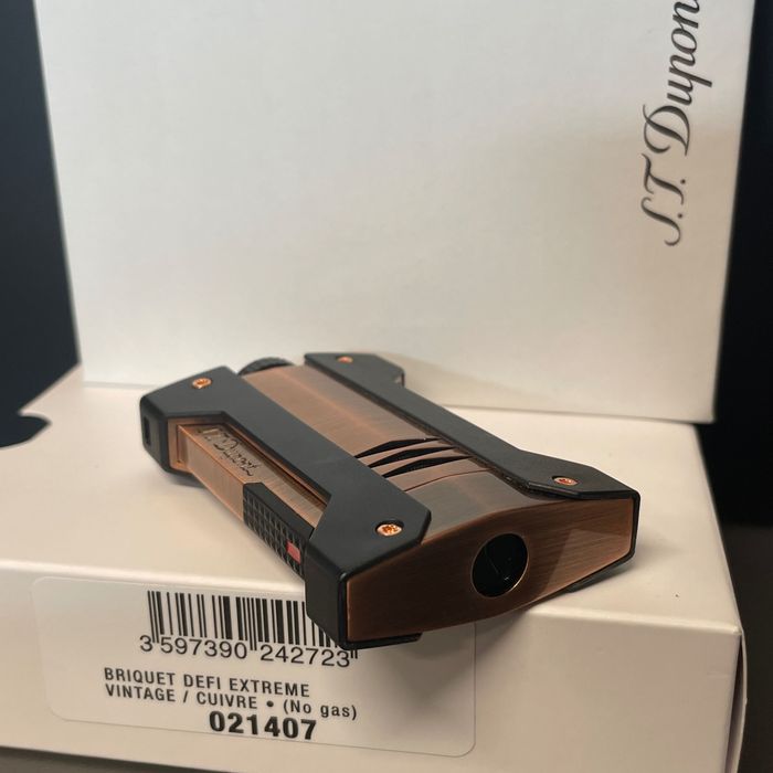 Оригинална запалка ST Dupont DEFI Brushed Copper Гаранция Нова
