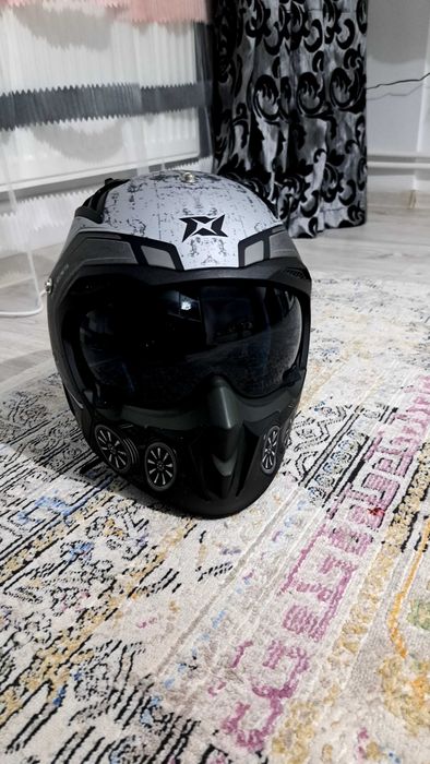 Casca motocicleta.