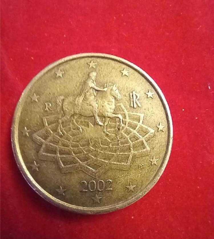 Vand monedă de 50 eurocenți
