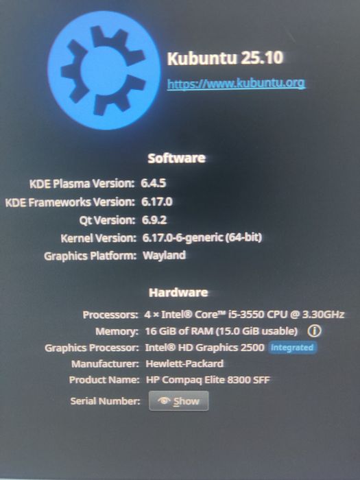 Calculator HP Compaq elite 8300 SFF + monitor + mouse + tastatură