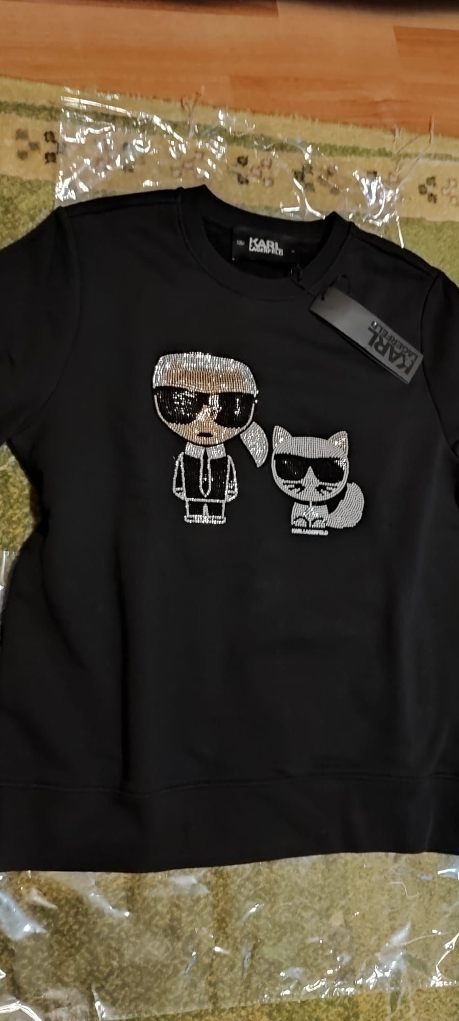 Bluza Hanorac KARL LAGERFELD original fermoar marimea S, XS