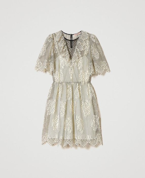 Дантелена рокля Twinset, размери 46 L,нова с етикет!