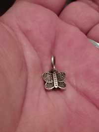 Charm din argint Pandora original fluture dangle