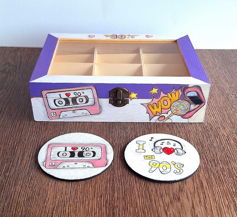 Кутия за чай "90 kids" - Спомени от 90-те в кутия за чай