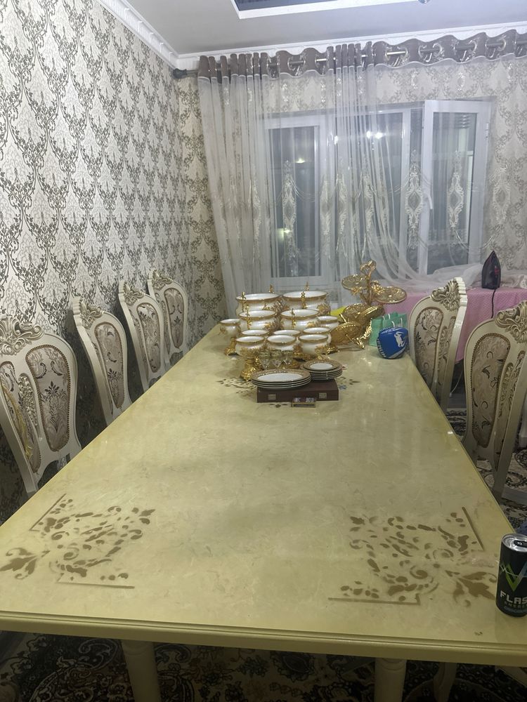 Стол стул 12 тали холати зор