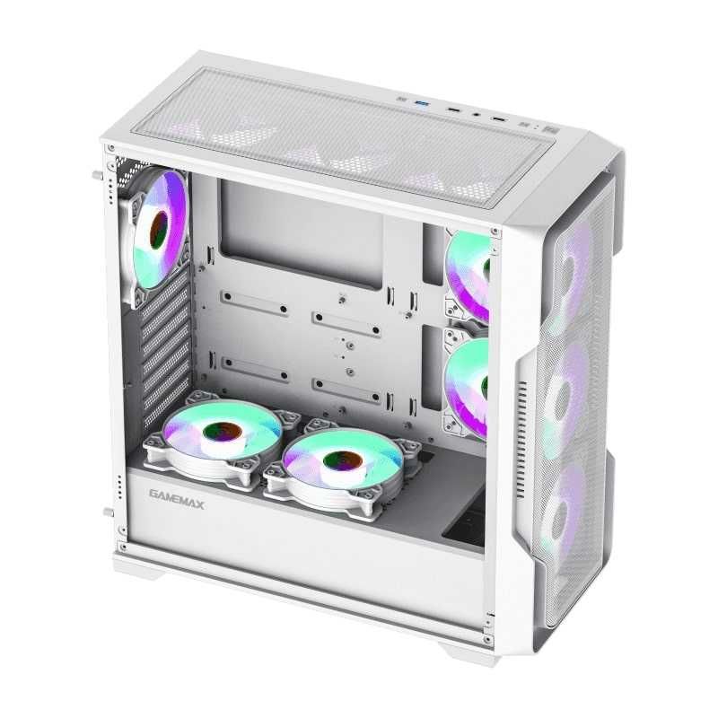[НОВЫЙ] Корпус GameMax Siege ARGB White (4 кулера)