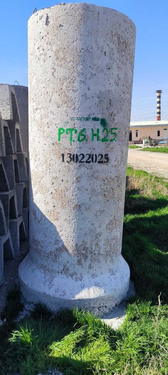 Железо бетонный труба безнапорные РТ 6 Н 25 / РТ 8 Н 25 / РТ 10 Н 25