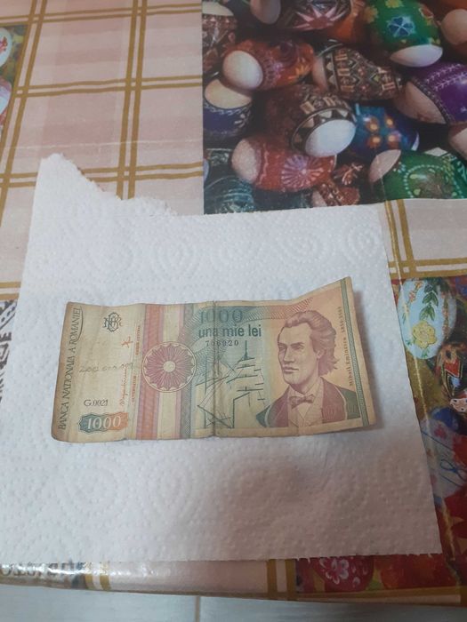 Bancnotă de vânzare veche