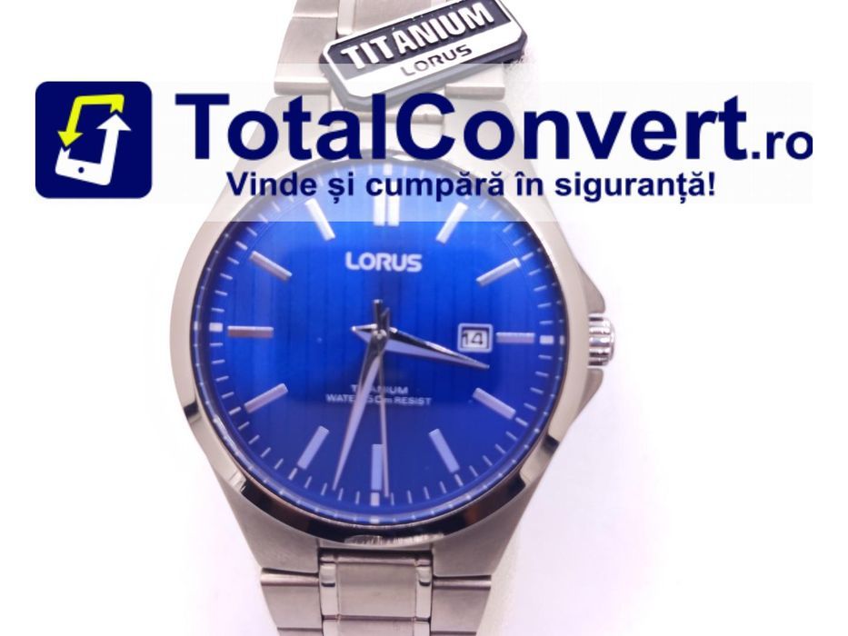 Lorus Urban RH993HX9 barbatesc curea titan, Garantie 24 luni | #D88196