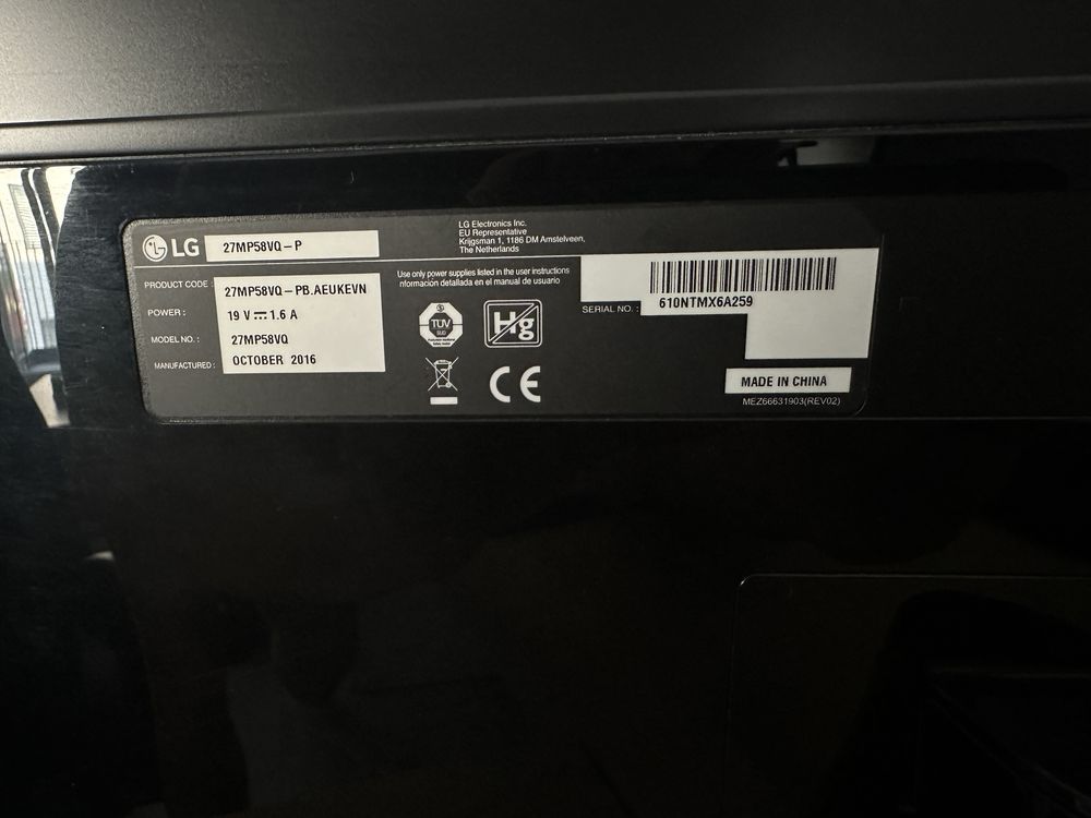 Monitor LG 27MP58VQ-P (Display cu dungi)
