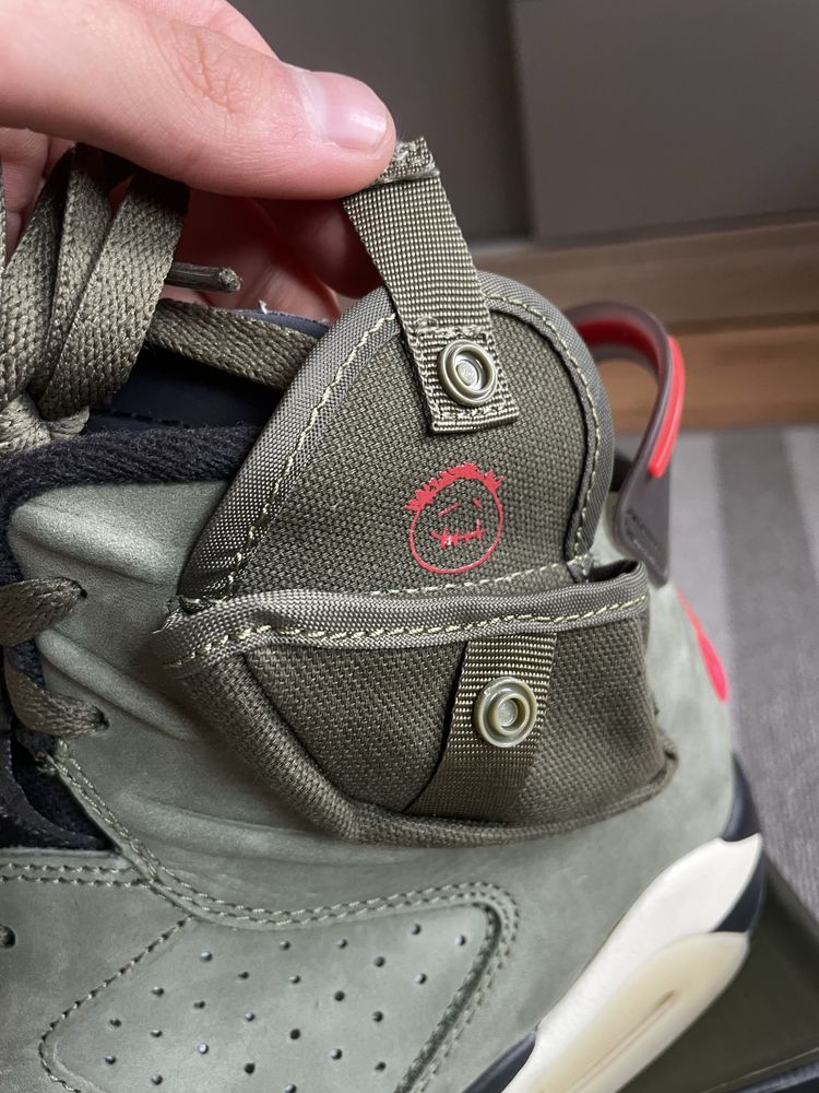 Nike Jordan 6 Travis Scott olive green