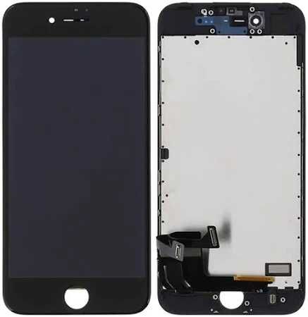 Promoție - 2x ecran LCD+ sticlă tactilă + ramă pentru iPhone 7 (negru)