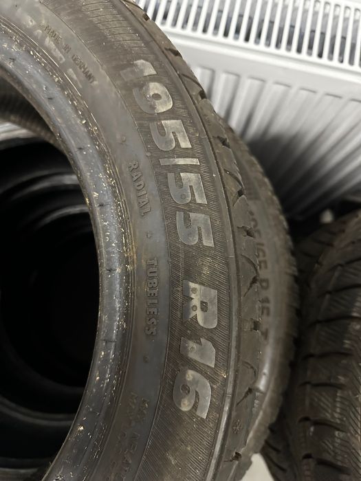 4x 195 55 16 In stare foarte buna, profil 6 mm