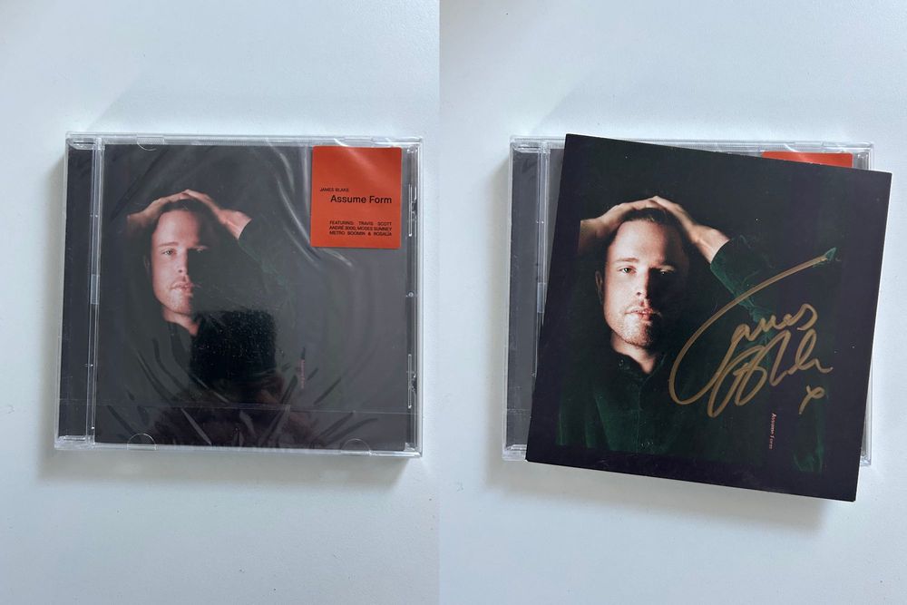 James Blake - Assume Form - CD с автограф