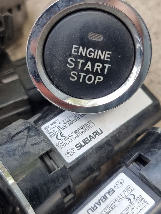 Кнопка Пуш старт на Subaru BR