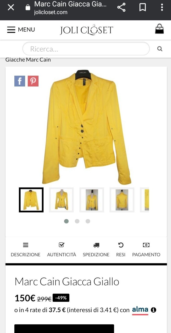 Jachetă/ blazer MarcCain