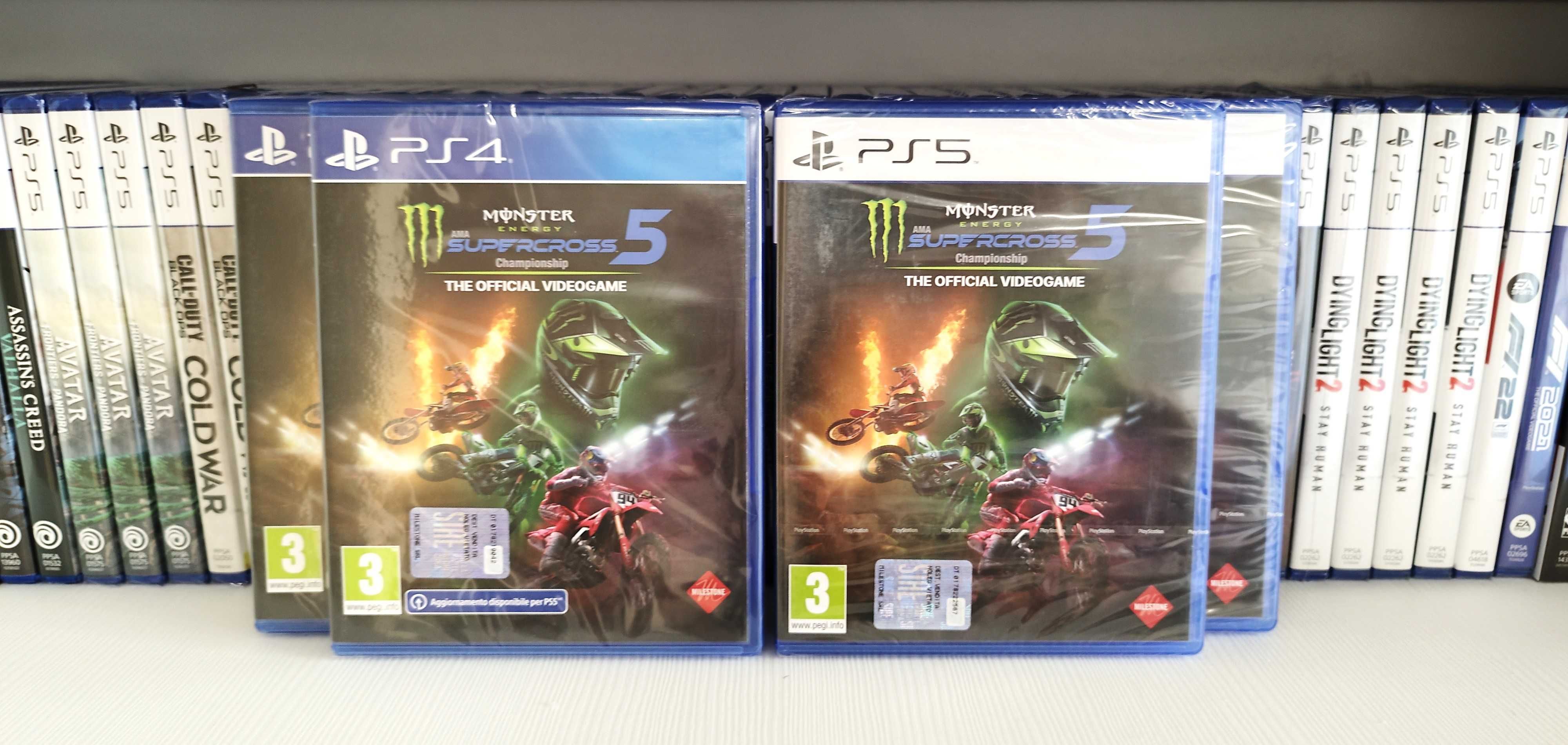 [ps4/ps5] СУПЕР цена! Monster Energy Supercross 5 /чисто Нови